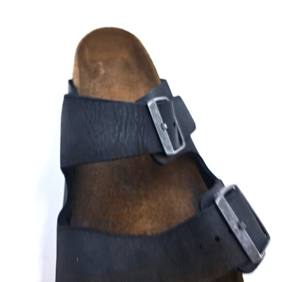 Birkenstock  Arizona Sfb Black Oil - Size 12 - Picture 6 of 14
